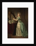 Self-Portrait with a Harp, 1791 by Rose Adelaide Ducreux