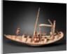 Model Sailing Boat Transporting a Mummy, c.1900–1885 BC by Egyptian 12th Dynasty