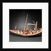Model Sailing Boat Transporting a Mummy, c.1900–1885 BC by Egyptian 12th Dynasty