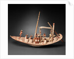Model Sailing Boat Transporting a Mummy, c.1900–1885 BC by Egyptian 12th Dynasty