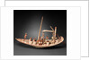 Model Sailing Boat Transporting a Mummy, c.1900–1885 BC by Egyptian 12th Dynasty