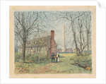 David Burns's Cottage and the Washington Monument, Washington D.C., 1892 by Walter Paris