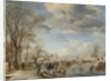 Winter in Holland, Skating Scene, 1645 by Aert van der Neer