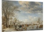 Winter in Holland, Skating Scene, 1645 by Aert van der Neer