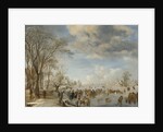 Winter in Holland, Skating Scene, 1645 by Aert van der Neer