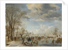 Winter in Holland, Skating Scene, 1645 by Aert van der Neer