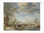 Winter in Holland, Skating Scene, 1645 by Aert van der Neer