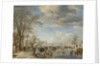Winter in Holland, Skating Scene, 1645 by Aert van der Neer