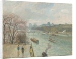 The Louvre, Afternoon, Rainy Weather, 1900 by Camille Pissarro