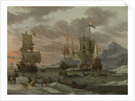 Whaling Grounds in the Arctic Ocean, 1665 by Abraham Storck