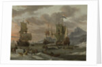 Whaling Grounds in the Arctic Ocean, 1665 by Abraham Storck