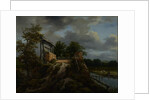 Bridge with a Sluice, 1648-9 by Jacob Isaaksz. or Isaacksz. van Ruisdael