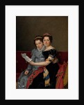 Portrait of the Sisters Zénaïde and Charlotte Bonaparte, 1821 by Jacques Louis David