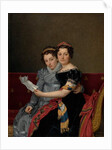 Portrait of the Sisters Zénaïde and Charlotte Bonaparte, 1821 by Jacques Louis David