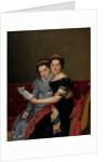 Portrait of the Sisters Zénaïde and Charlotte Bonaparte, 1821 by Jacques Louis David