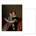 Portrait of the Sisters Zénaïde and Charlotte Bonaparte, 1821 by Jacques Louis David