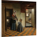 Woman with a Child in a Pantry, c.1656-60 by Pieter de Hooch