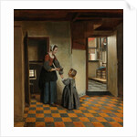 Woman with a Child in a Pantry, c.1656-60 by Pieter de Hooch