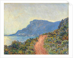 La Corniche near Monaco, 1884 by Claude Monet