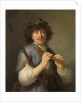 Rembrandt as Shepherd with Staff and Flute, 1636 by Govaert Flinck