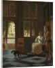 Man Handing a Letter to a Woman in the Entrance Hall of a House, 1670 by Pieter de Hooch