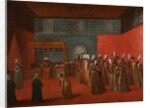 Ambassador Cornelis Calkoen at his Audience with Sultan Ahmed III, c.1727-30 by Jean Baptiste Vanmour