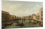View of Grand Canal with the Palazzi Foscari and Moro Lin by Bernardo Bellotto