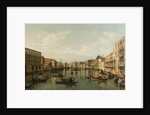 View of Grand Canal with the Palazzi Foscari and Moro Lin by Bernardo Bellotto