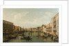 View of Grand Canal with the Palazzi Foscari and Moro Lin by Bernardo Bellotto