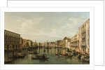View of Grand Canal with the Palazzi Foscari and Moro Lin by Bernardo Bellotto