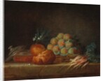 Still Life with Brioche, Fruit and Vegetables, 1775 by Anne Vallayer-Coster