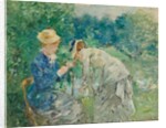 In the Bois de Boulogne, c.1875-9 by Berthe Morisot
