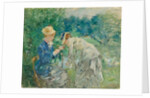 In the Bois de Boulogne, c.1875-9 by Berthe Morisot