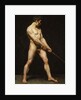 Study of a nude man, c.1810-20 by French School