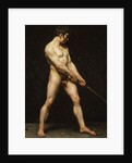 Study of a nude man, c.1810-20 by French School