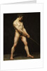 Study of a nude man, c.1810-20 by French School