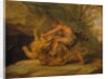 Samson and the Lion, c.1640 by Peter Paul (studio of) Rubens