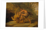 Samson and the Lion, c.1640 by Peter Paul (studio of) Rubens