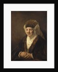 Portrait of an Old Woman, 1655 by Rembrandt Harmensz. van Rijn