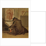 Young Student Drawing by Jean-Baptiste Simeon Chardin