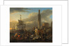 A Harbour Scene, c.1665 by Nicolaes Pietersz. Berchem