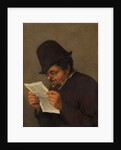 Old Peasant Reading a Paper, c.1647 by Adriaen Jansz. van Ostade