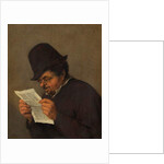 Old Peasant Reading a Paper, c.1647 by Adriaen Jansz. van Ostade