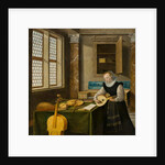 Lady Playing the Lute, c.1610 by Hendrik the Younger Steenwyck