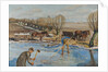 Farmhands fetching Ice, 1927 by Fritz Syberg