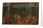 Lying-in Room of a Distinguished Turkish Woman, c.1720-37 by Jean Baptiste Vanmour