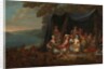 Fête champêtre with Turkish Courtiers under a Tent, c.1720-37 by Jean Baptiste Vanmour