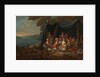 Fête champêtre with Turkish Courtiers under a Tent, c.1720-37 by Jean Baptiste Vanmour