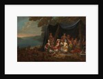 Fête champêtre with Turkish Courtiers under a Tent, c.1720-37 by Jean Baptiste Vanmour
