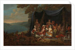 Fête champêtre with Turkish Courtiers under a Tent, c.1720-37 by Jean Baptiste Vanmour